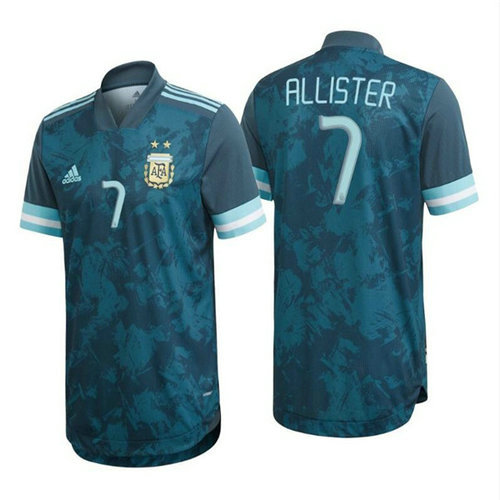 Camisetas Allister 7 argentina 2020 Segunda Equipacion