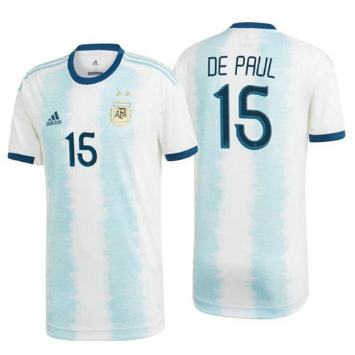 Camisetas De Paul 15 Argentina 2020 Primera Equipacion