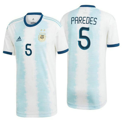 Camisetas Paredes 5 Argentina 2020 Primera Equipacion