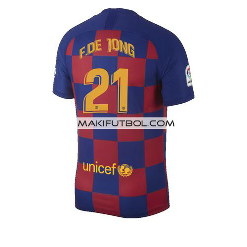 camiseta F.De Jong 21 barcelona 2019-2020 primera equipacion
