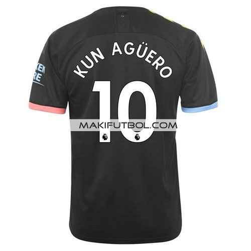 camiseta Kun Aguero 10 manchester city 2019-2020 segunda equipacion