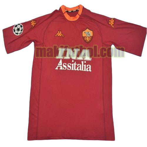 camisetas as roma lega 2000-2001 primera