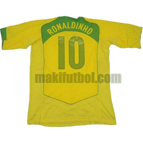 camisetas brasil 2004 primera ronaldinho 10