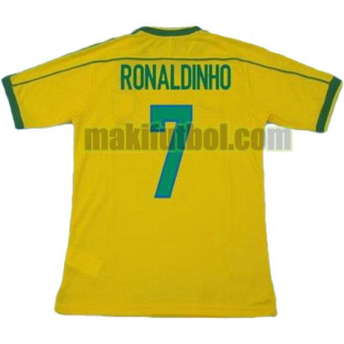 camisetas brasil copa mundial 1998 primera ronaldinho 7