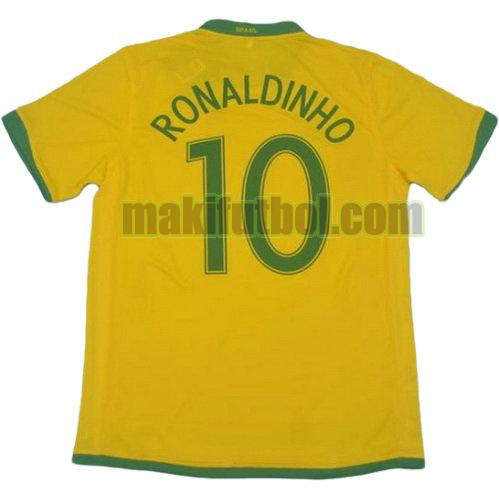 camisetas brasil copa mundial 2006 primera ronaldinho 10
