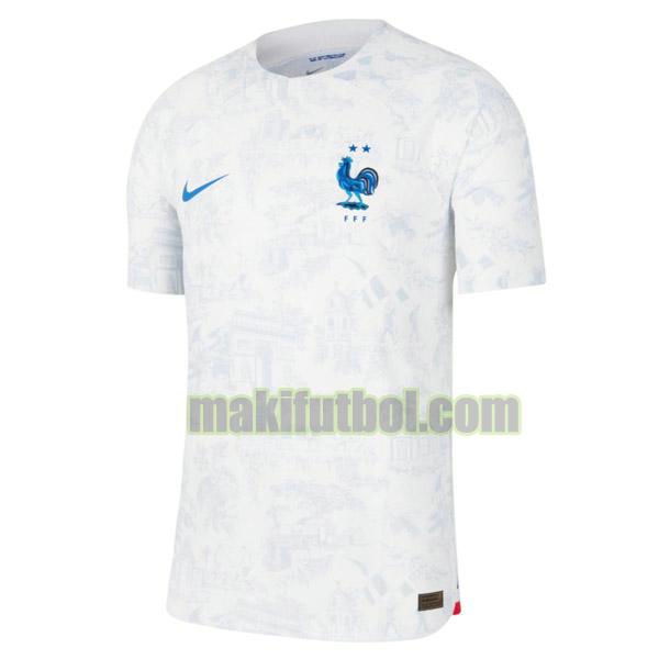 camisetas francia 2022 segunda blanco