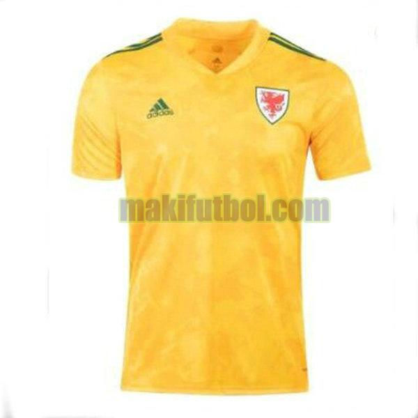 camisetas gales 2021 2022 segunda tailandia amarillo