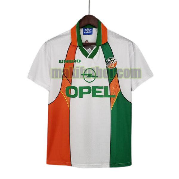 camisetas irlanda 1994 96 segunda blanco verde