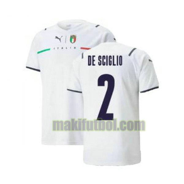 camisetas italia 2021 2022 segunda de sciglio 2 blanco
