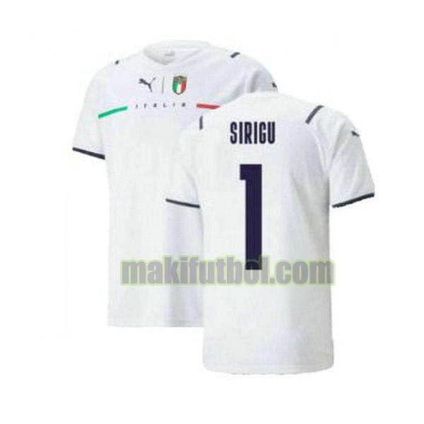 camisetas italia 2021 2022 segunda sirigu 1 blanco
