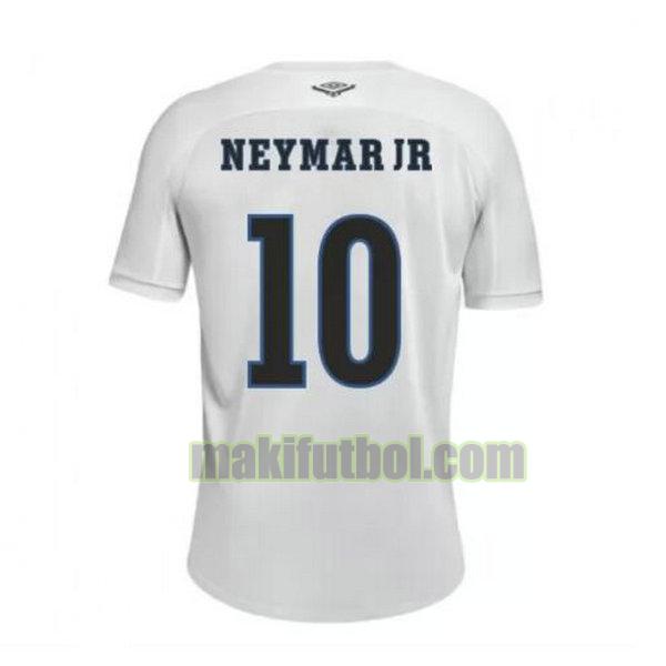 camisetas santos fc 2020-2021 primera neymar jr 10 blanco
