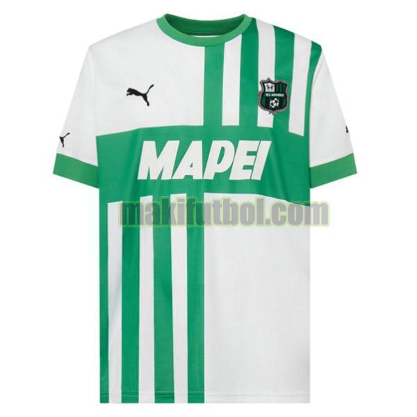camisetas sassuolo calcio 2022 2023 segunda tailandia blanco verde