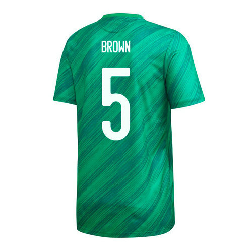 Camiseta Irlanda du Norte brown 5 Primera Equipacion 2020