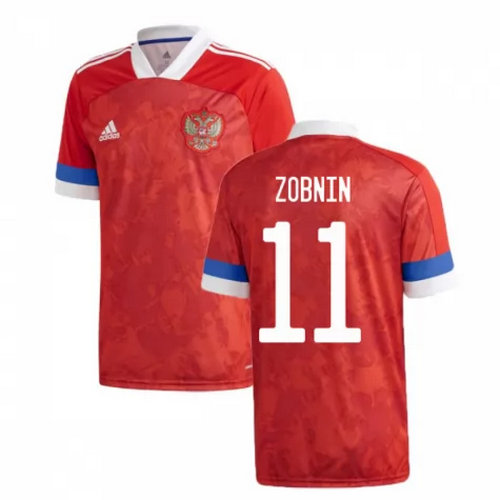 Camiseta Rusia zobnin 11 Primera Equipacion 2019-2020