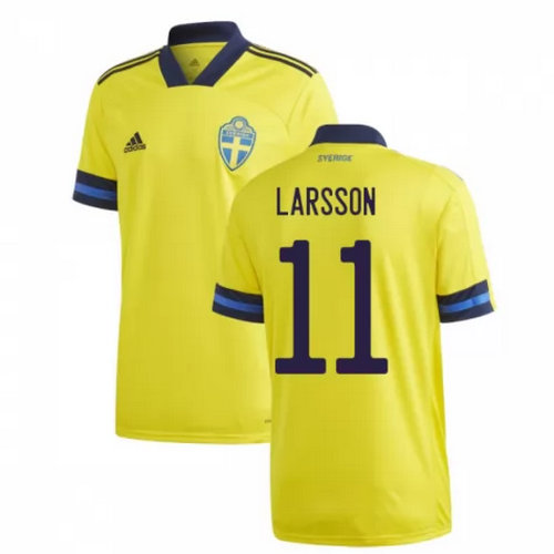 Camiseta Suecia larsson 11 Primera Equipacion 2020-2021