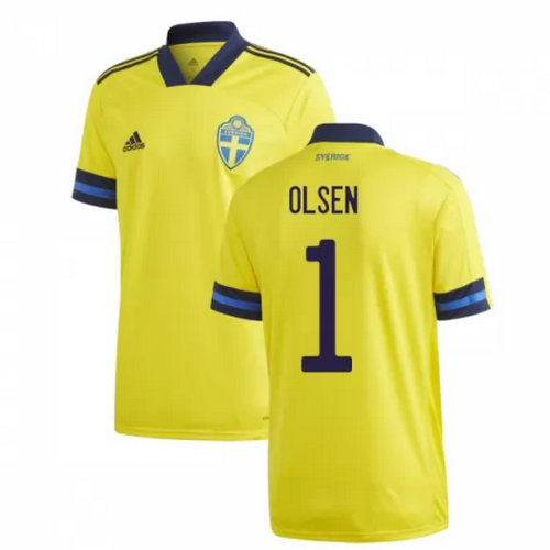 Camiseta Suecia olsen 1 Primera Equipacion 2020-2021