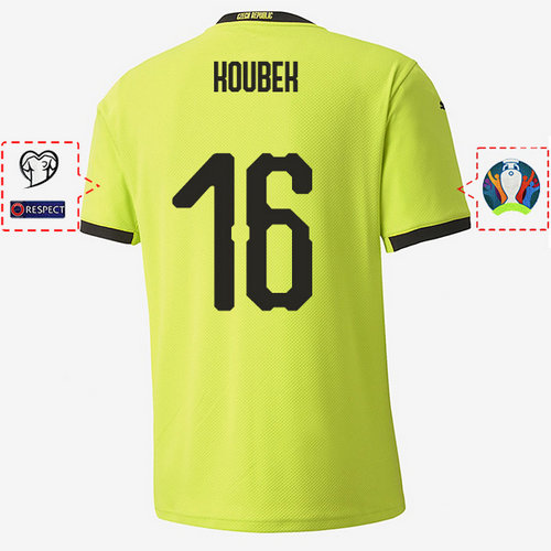 Camiseta koubek 16 República Checa 2020 Segunda Equipacion