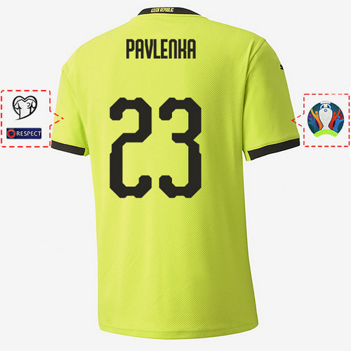Camiseta pavlenka 23 República Checa 2020 Segunda Equipacion