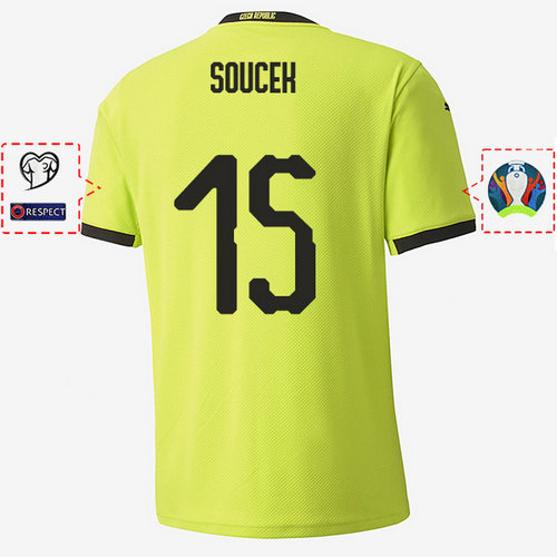 Camiseta soucek 15 República Checa 2020 Segunda Equipacion