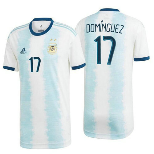 Camisetas Domínguez 17 Argentina 2020 Primera Equipacion