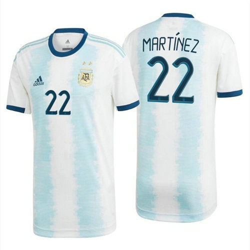 Camisetas Martínez 22 Argentina 2020 Primera Equipacion