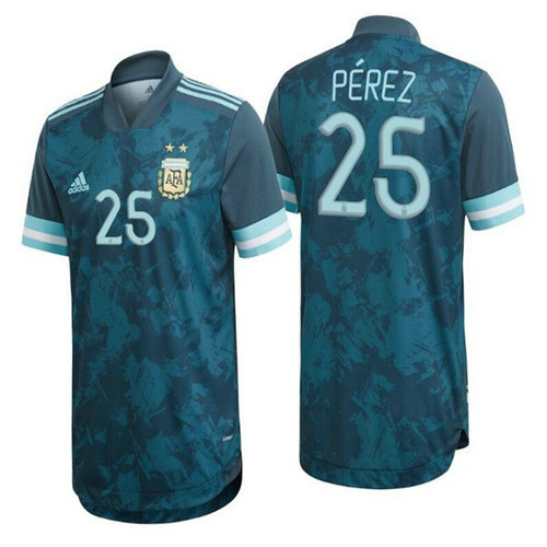 Camisetas Pérez 25 argentina 2020 Segunda Equipacion