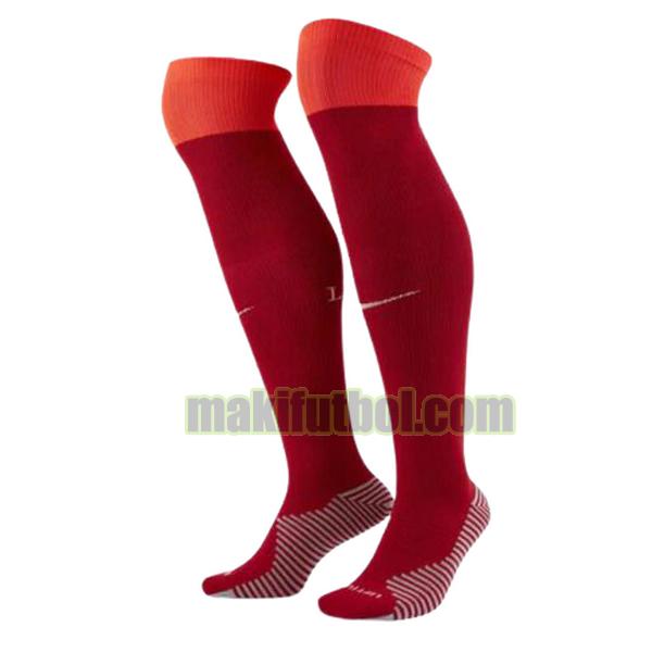 calcetines liverpool 2021 2022 primera rojo