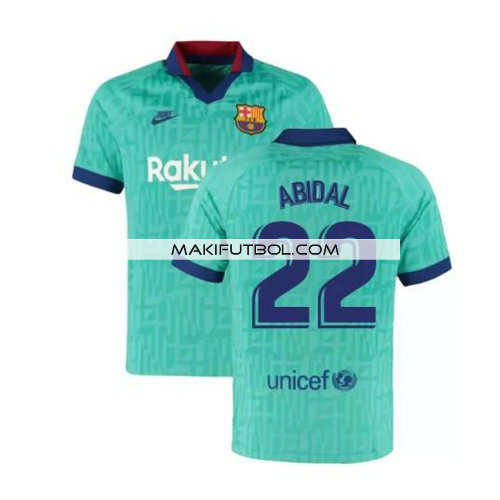 camiseta Abidal 22 barcelona 2019-2020 tercera equipacion