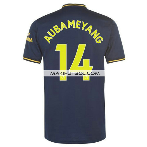 camiseta Aubameyang 14 arsenal 2019-2020 tercera equipacion