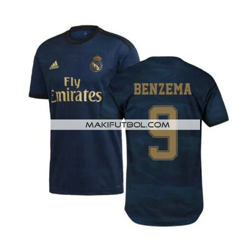 camiseta Benzema 9 real madrid 2019-2020 segunda equipacion