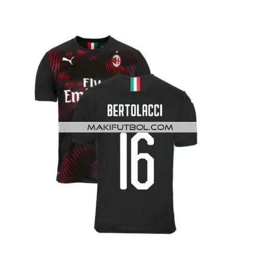 camiseta Bertolacci 16 ac milan 2019-2020 tercera equipacion