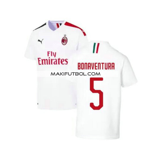 camiseta Bonaventura 5 ac milan 2019-2020 segunda equipacion