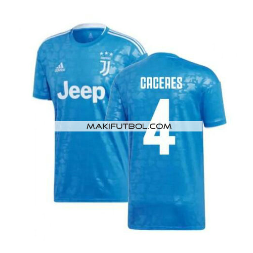 camiseta Caceres 4 juventus 2019-2020 tercera equipacion