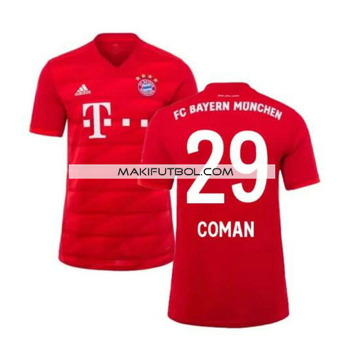 camiseta Coman 29 bayern munich 2019-2020 primera equipacion