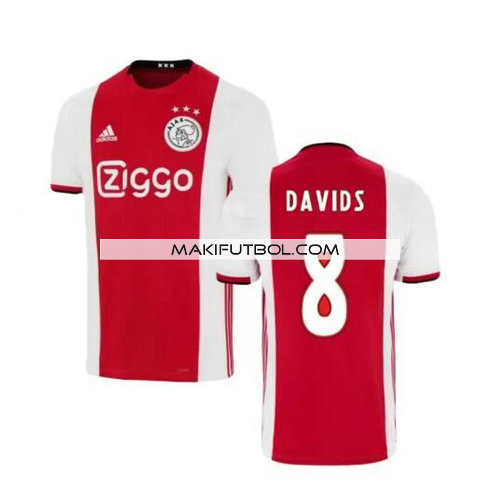 camiseta Davids 8 ajax 2019-2020 primera equipacion