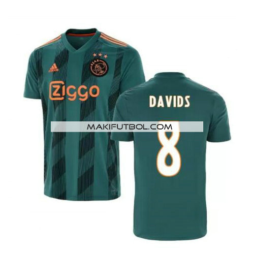camiseta Davids 8 ajax 2019-2020 segunda equipacion