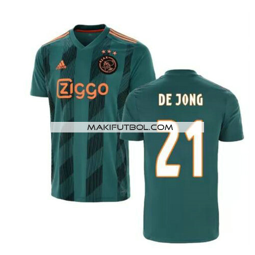 camiseta De Jong 21 ajax 2019-2020 segunda equipacion
