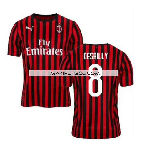 camiseta Desailly 8 ac milan 2019-2020 primera equipacion