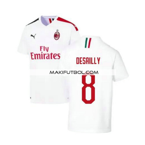 camiseta Desailly 8 ac milan 2019-2020 segunda equipacion