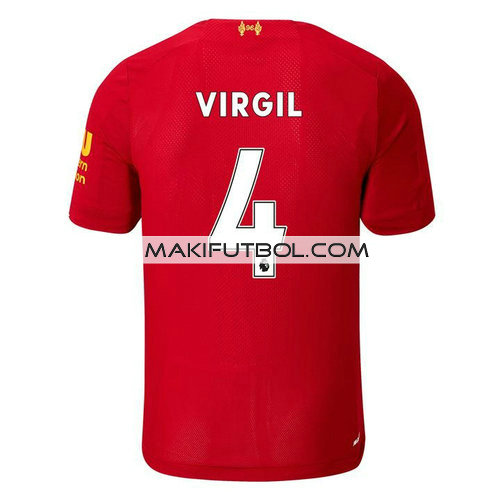 camiseta Virgil 4 liverpool 2019-2020 primera equipacion