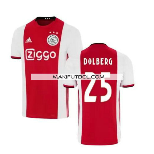 camiseta Dolberg 25 ajax 2019-2020 primera equipacion