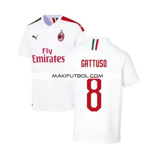 camiseta Gattuso 8 ac milan 2019-2020 segunda equipacion
