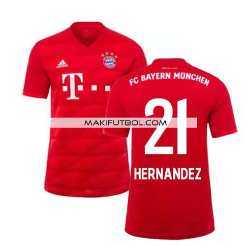 camiseta Hernandez 21 bayern munich 2019-2020 primera equipacion