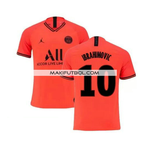 camiseta Ibrahimovic 10 paris saint germain 2019-2020 segunda equipacion