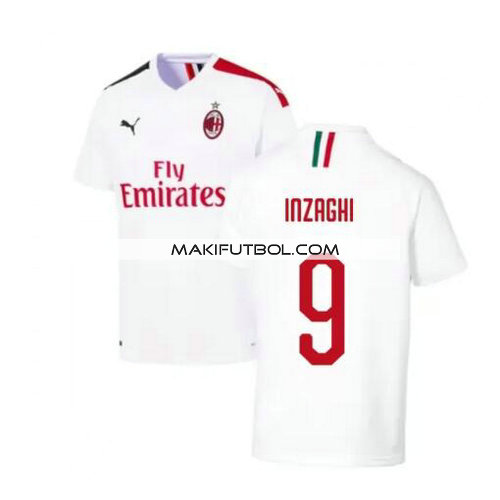 camiseta Inzaghi 9 ac milan 2019-2020 segunda equipacion