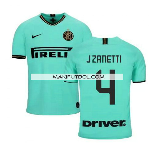 camiseta Jzanetti 4 inter milan 2019-2020 segunda equipacion