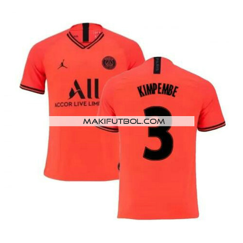camiseta Kimpembe 3 paris saint germain 2019-2020 segunda equipacion