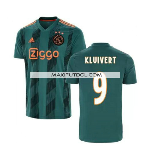 camiseta Kluivert 9 ajax 2019-2020 segunda equipacion