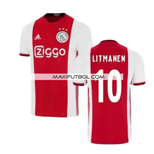 camiseta Litmanen 10 ajax 2019-2020 primera equipacion