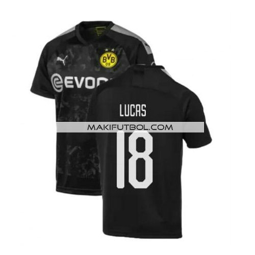 camiseta Lucas 18 borussia dortmund 2019-2020 segunda equipacion